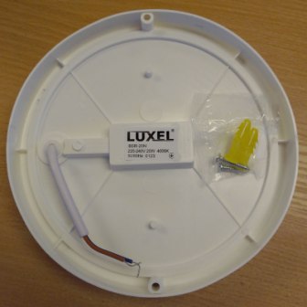 світлодіодний світильник Люксел BSR-20N 4000K вид з монтажної сторони