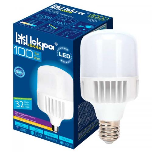 Led лампа Iskra T160 100W 6500K E40