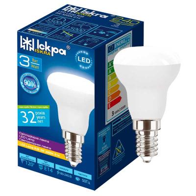 Светодиодная лед лампа Iskra R39 3W 3000K E14
