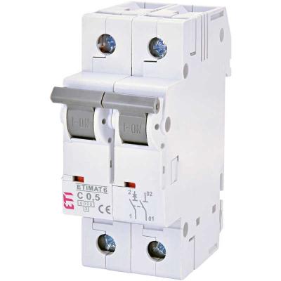 Автоматичний вимикач ETIMAT6 2P C 0.5A