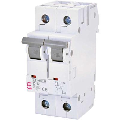 Автоматичний вимикач ETIMAT6 2P C 6A