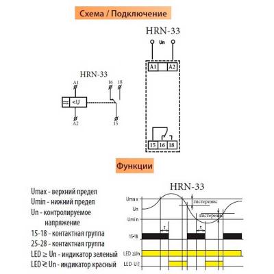 Реле напруги HRN-33