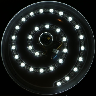 фото светодиодного потолочного светильника Люксел CLDR-72 в разобранном состоянии